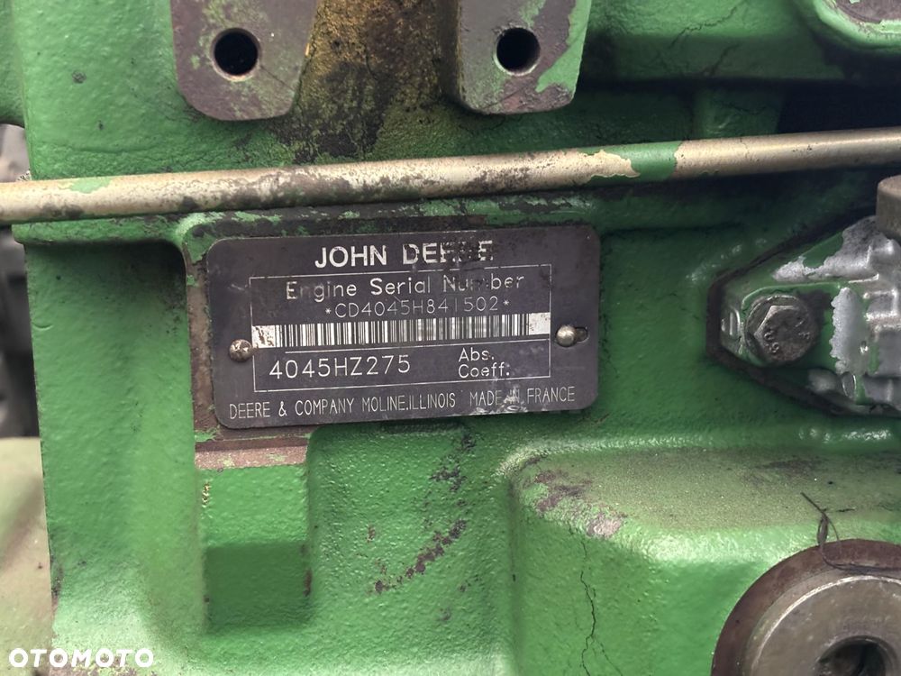 John Deere 3200, 3220, 3400 Silnik Słupek Blok Koło Zamachowe Kolektor Wał Wałek 4045HZ275 - 5