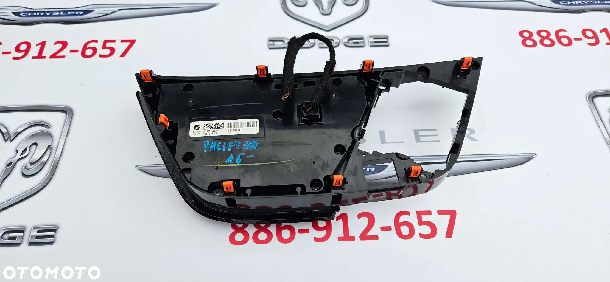 Chrysler Pacifica 2016- 3.6 V6 Panel klimatyzacji Sterowanie nawiewem Panel klimy AC P56054992AC - 7