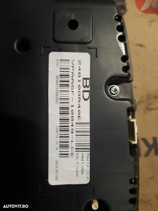 ceasuri bord europa nissan qashqai j10 facelift originale cod 24810br4 - 3