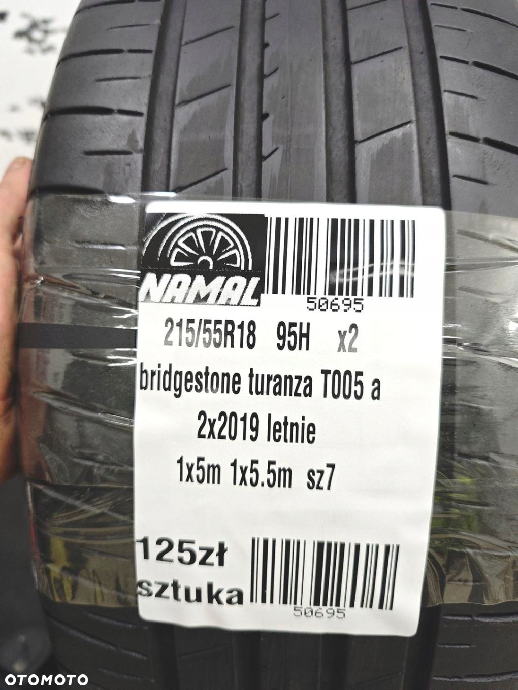 215/55R18 BRIDGESTONE 2019 opony letnie 5,5mm 50695 - 8