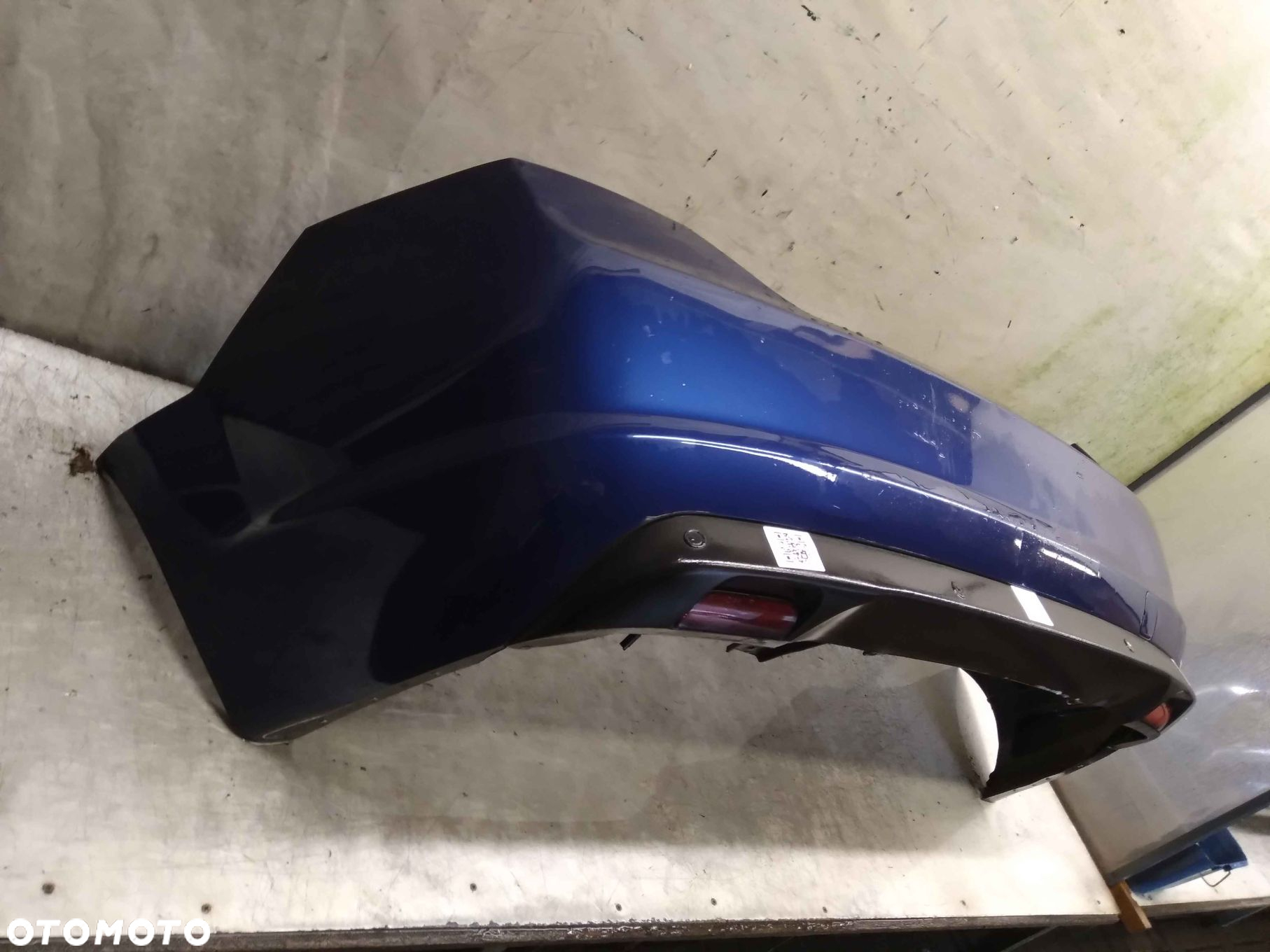 } ZDERZAK TYŁ TYLNY FORD FOCUS MK.2 2 II CABRIO NIEBIESKI BŁĘKITNY PDC CZUJNIKI - 2