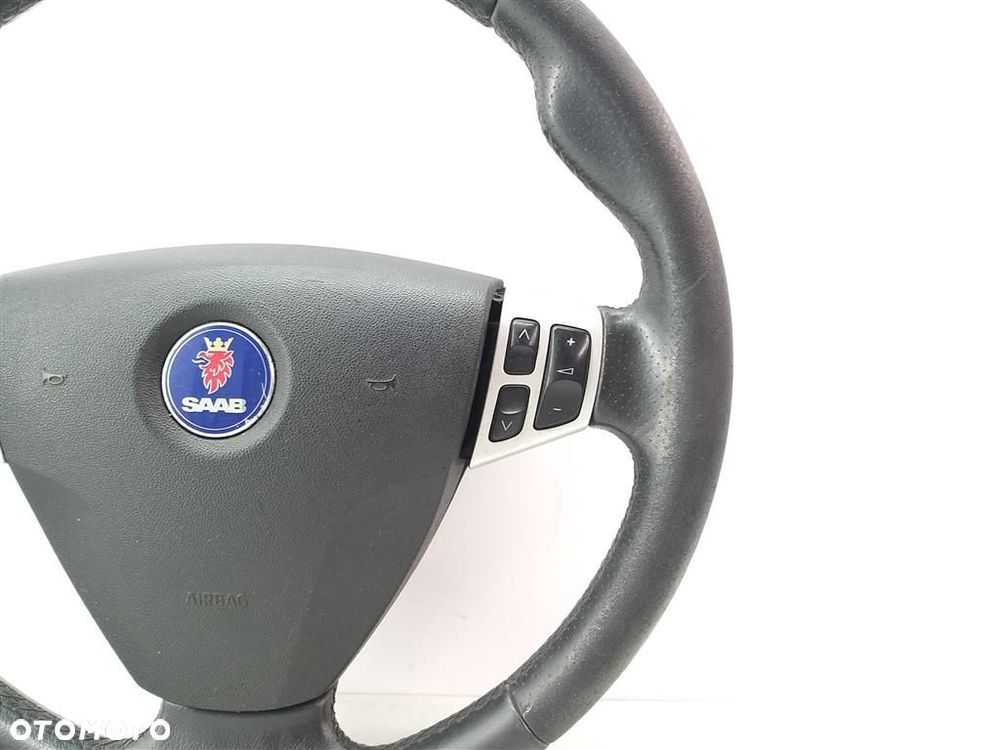 Kierownica z poduszką AIRBAG Saab 93 II 12774365 SKÓRA MULTIFUNKCJA - 3