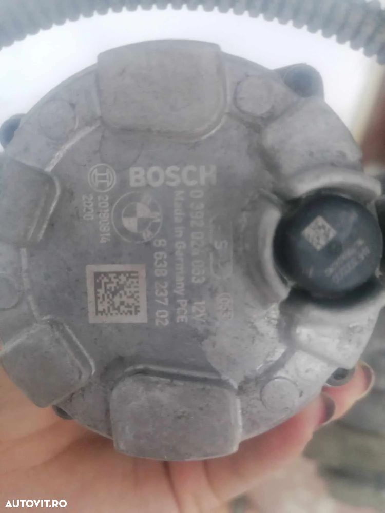 POMPA APA AUXILIARA BMW SERIA 5 G30, G31, SERIA 7 G11 G12 2.0 HYBRID 863823803, 863823702 - 2
