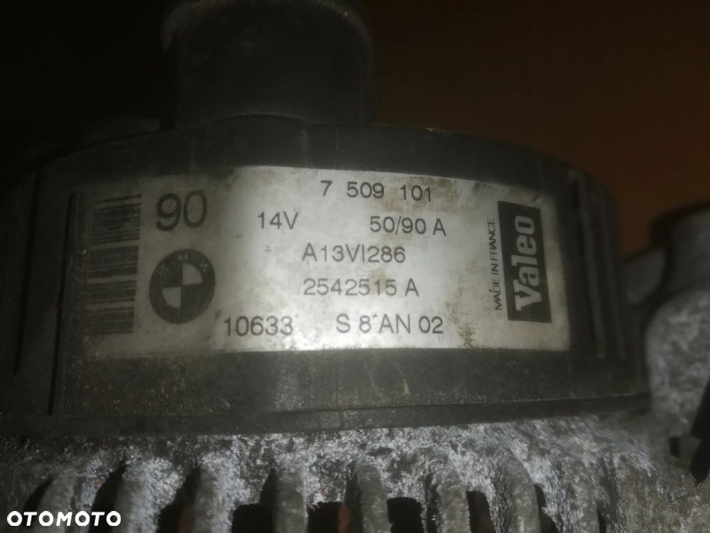 ALTERNATOR BMW E46 1.8 1.9 BENZYNA 7509101 - 2