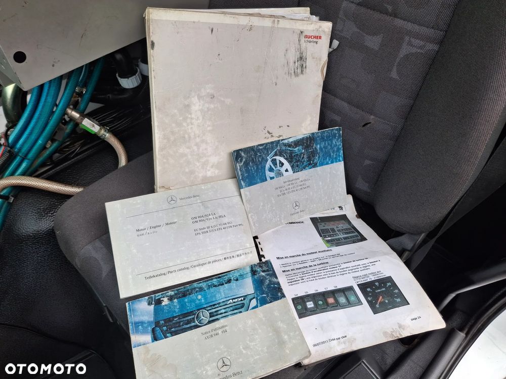 Mercedes-Benz Axor 1829 Zamiatarka BUCHER OptiFant 70 2 Silniki Karcher Wysokiego Ciśnienia Szczotki L/R Listwa Ciśnieniowa + Lanca Eunited PM10 - 29