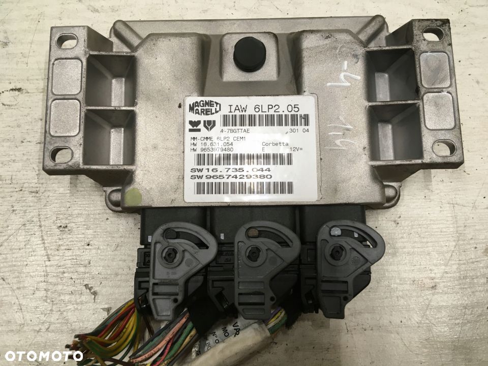 CITROEN C4 1.4 16V KOMPUTER STEROWNIK SILNIKA - 1