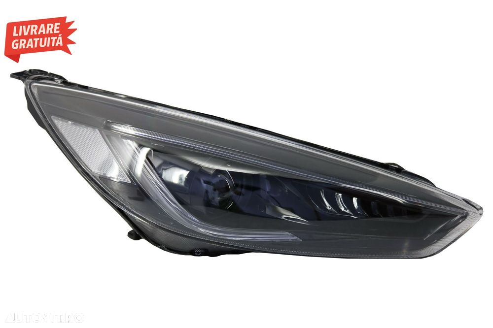 Faruri LED DRL Ford Focus III Mk3 Facelift (2015-2017) Bi-Xenon Design Semnalizare- livrare gratuita - 2