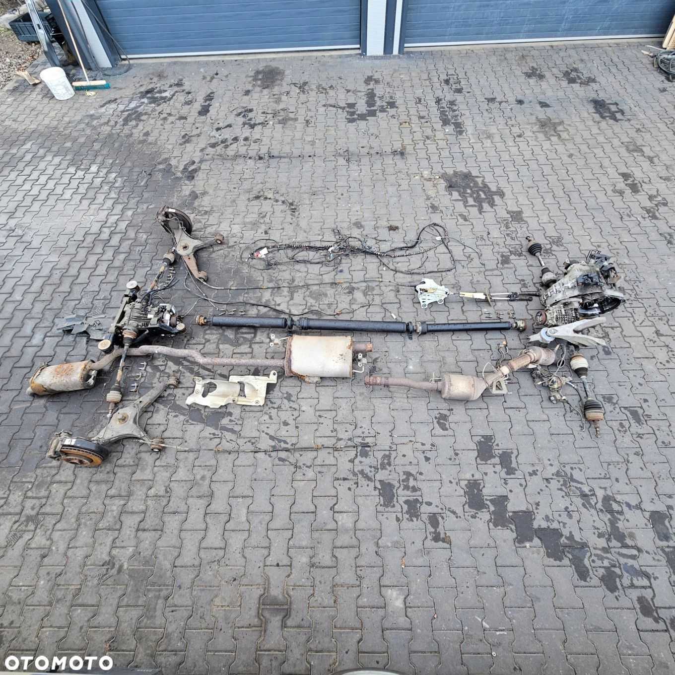 VW T5 LIFT 2.0 TDI LONG napęd skrzynia most reduktor półoś wał wydech 4x4 - 2