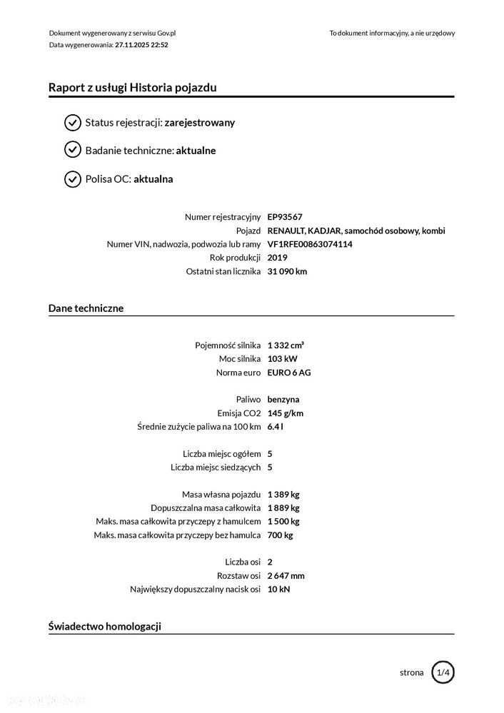 Renault Kadjar 1.3 TCe FAP Easy Life - 34