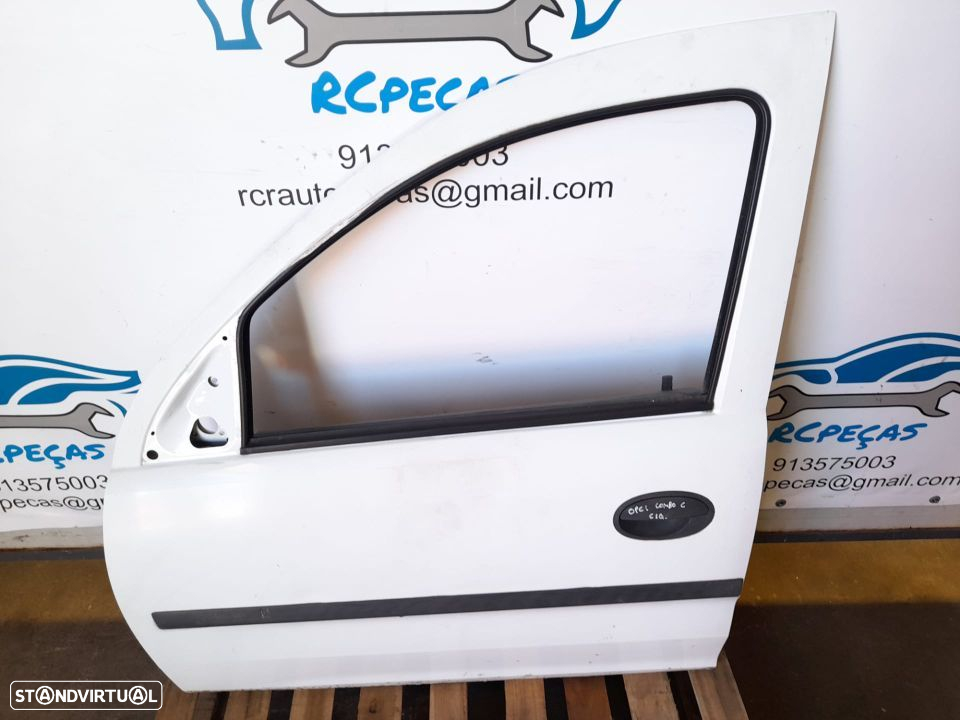 PORTA FRONTAL FRENTE ESQUERDA OPEL COMBO C FECHO ELEVADOR MOTOR PUXADOR VIDRO - 2