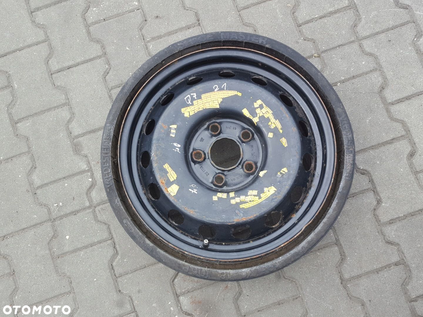 AUDI Q7 4L 05-15r KOŁO DOJAZDOWE 18 5X130 - 1