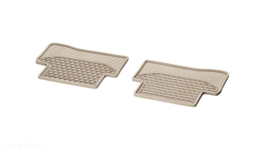 MERCEDES C-klasa C205 dywaniki gumowe tylne kpl OE - 1