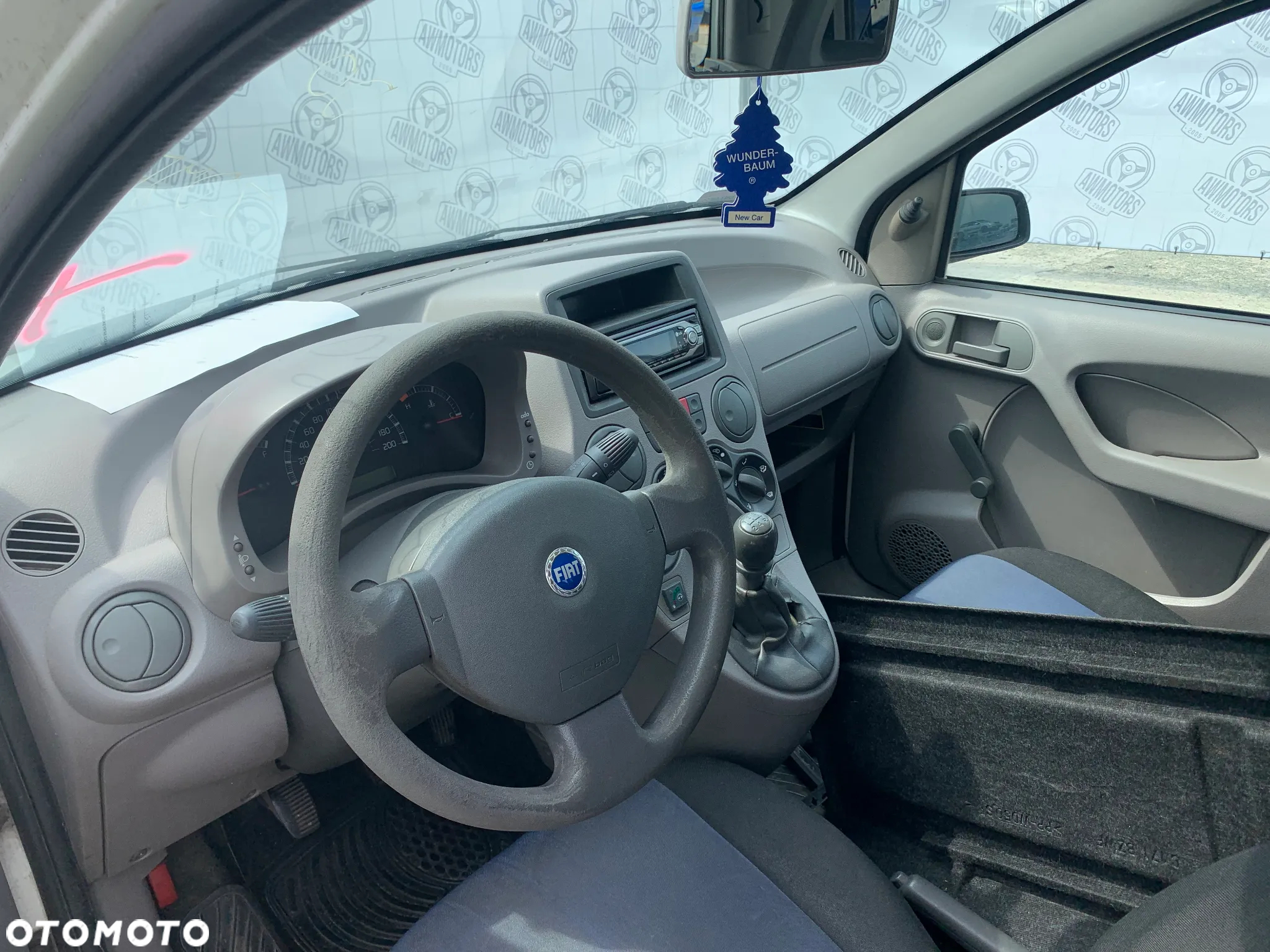 FIAT PANDA 2008 *SAMOCHÓD NA CZĘŚCI* 959  MASKA LAMPA DRZWI LUSTERKO ZDERZAK GRILL BŁOTNIK KLAPA BELKA PRAWE LEWE PRZÓD TYŁ - 5