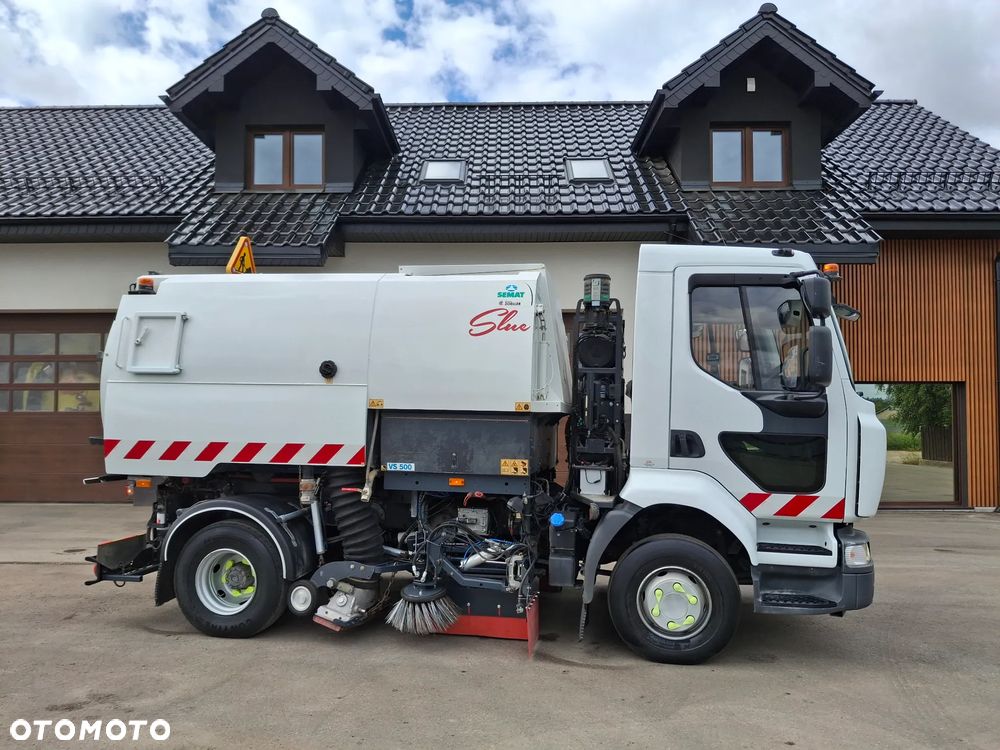 Renault Midlum 220 Zamiatarka Johnston VS500 Szczotki L/R Obie Strony Napęd Hydrostatyczny 2012r - 6