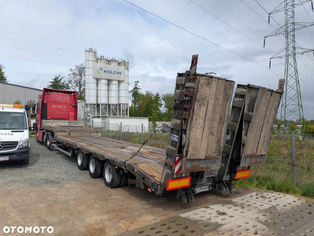 Berger naczepa niskopodwozie, OCYNK długie najazdy hydrauliczne - 1