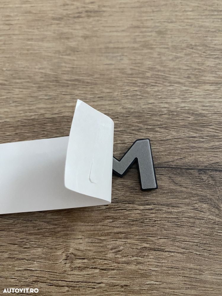 Set Embleme Scris Logo Spate Aripi Superioare Mercedes Maybach Negre - 4