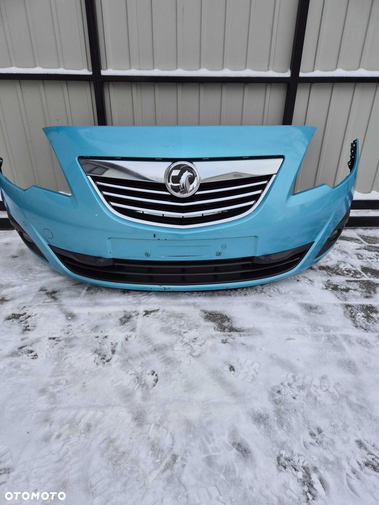 Zderzak przód przedni Opel Meriva B rok 12 kod lak Z21Z pdcx4 - 3