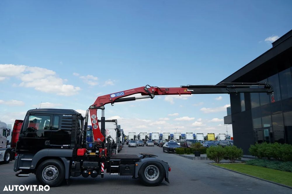 MAN TGS 18.480 / 4x2 / HDS HMF 1820 K6 / 17.2 m REACH / MANUAL / RADIOCOMANDĂ / IMPORTAT - 5