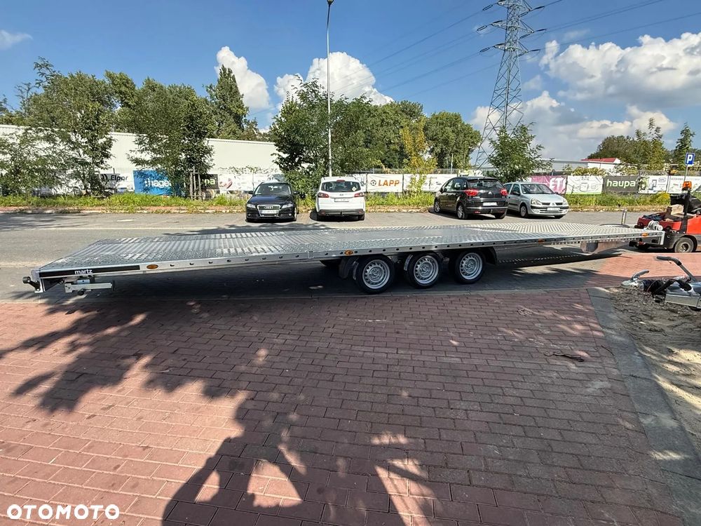 Martz Laweta Martz GT PLUS 850/3 3,5T 850x215m 3 osie wypełniona dwa auta 2 auta VDI - 6