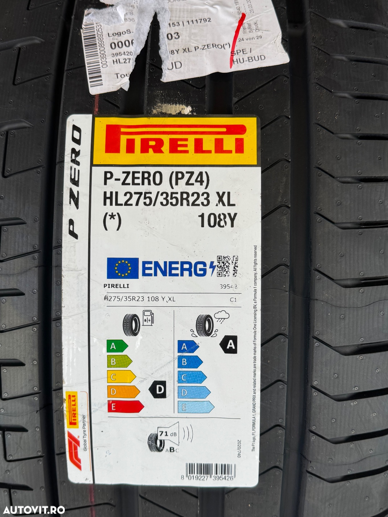 Vând set anvelope 275/35/23-315/30/23 Pirelli de vară noi - 2
