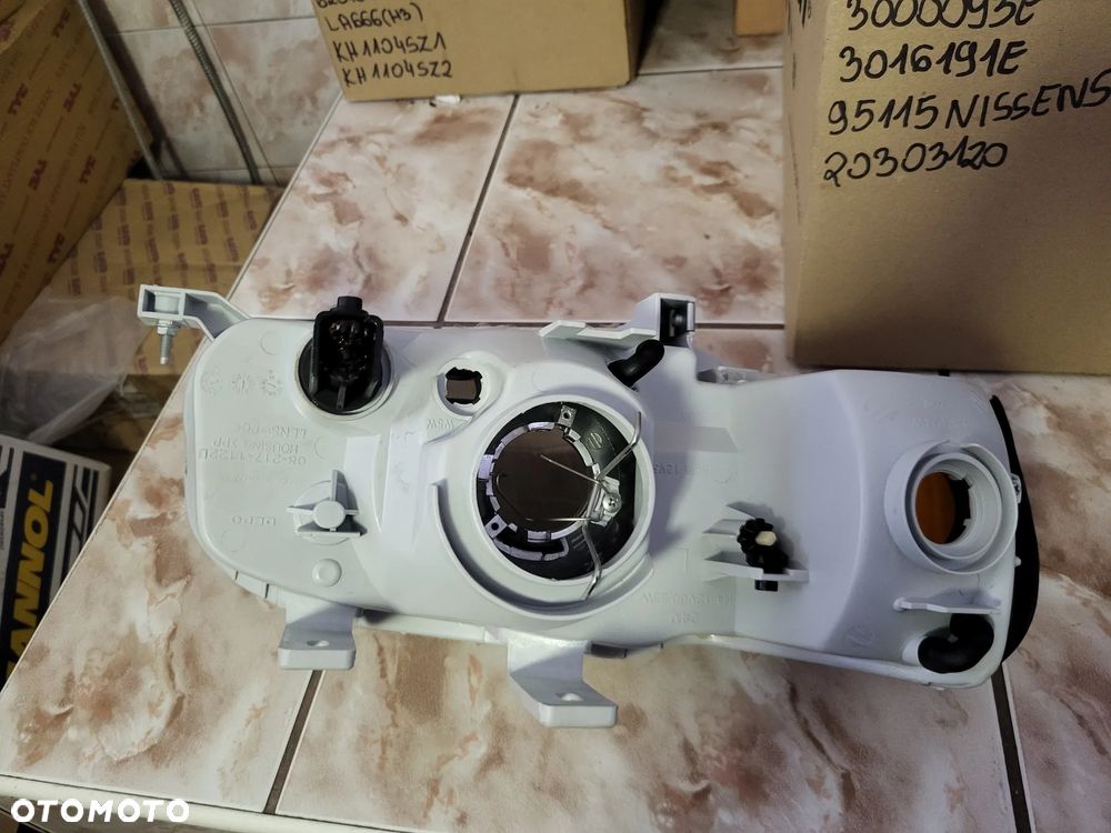 Reflektor Lewy lampa   (H4, elektryczny, bez silnika, kolor wkładu: chromowany, kolor kierunkowskazu: przezroczysty HONDA CIVIC VI LFB/KOMBI 01.97-02.01 - 3