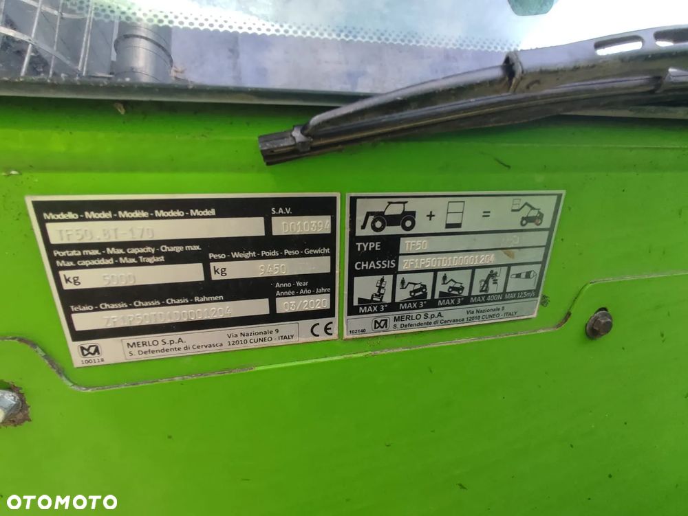 Merlo MERLO 50.8T-170 , N/S D0001204, SAV D010394 - 5