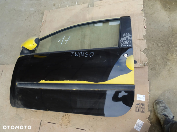 Drzwi Lewe Przód Renault Twingo II 3D 2009 (Gołe)