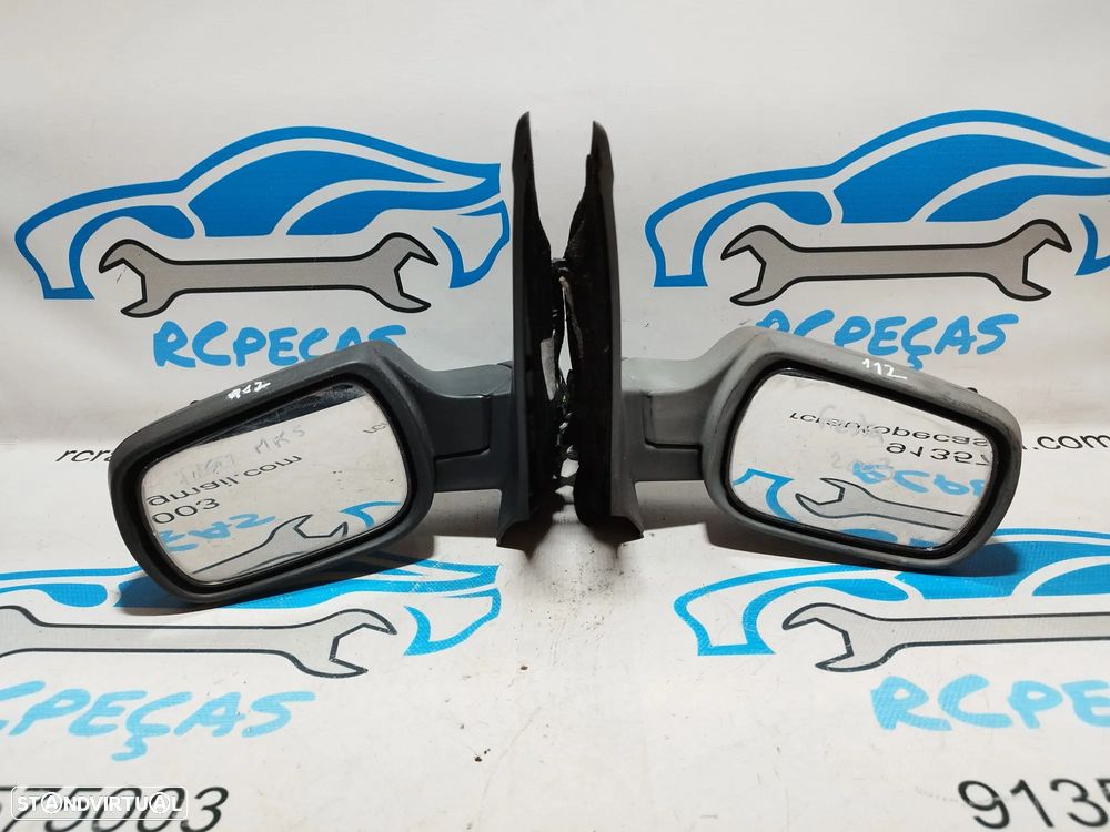 ESPELHO RETROVISOR ESQUERDO DIREITO FORD FIESTA V 5 MK5 2S6117683BP 2S6117682BP ELETRICO AQUECIDO ESPELHOS RETROVISORES - 2