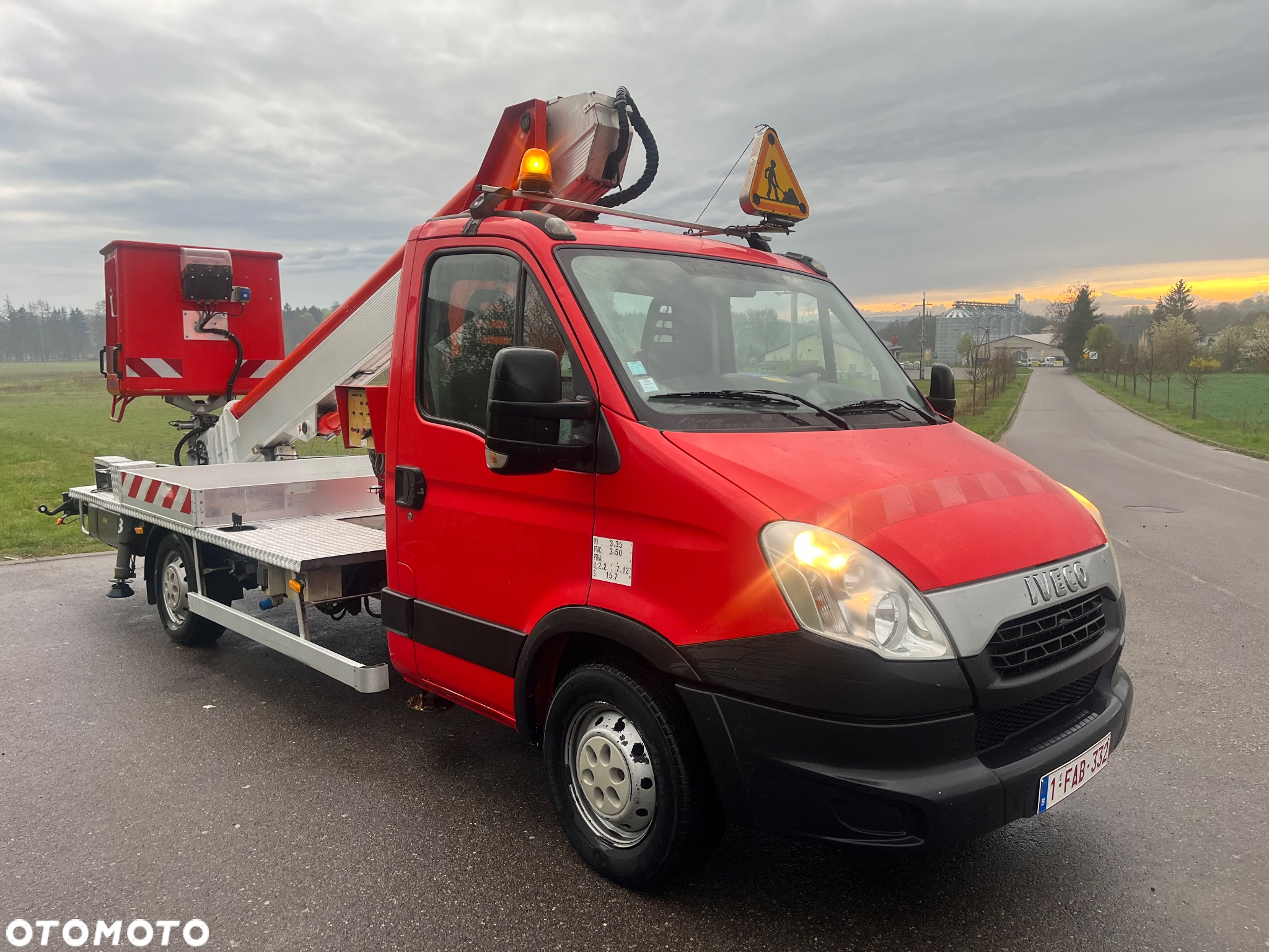 Iveco Podnośnik Koszowy Zwyżka Multitel 202 Ds 20,2 Metra 10 m w Bok UDT jak Ruthmann Wumag Gsr - 9