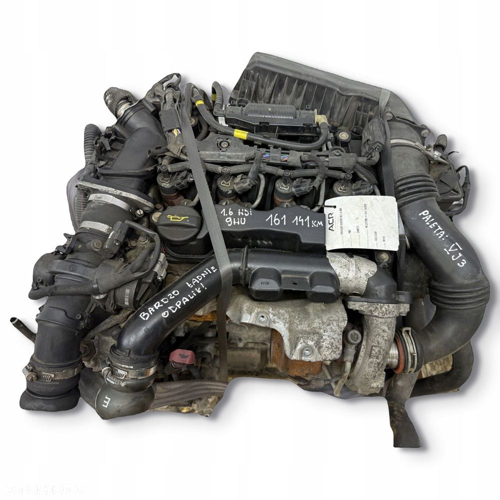 SILNIK 9HU Citroen Jumpy II Peugeot Expert Fiat Scudo 1.6 HDI MJ kompletny - 4