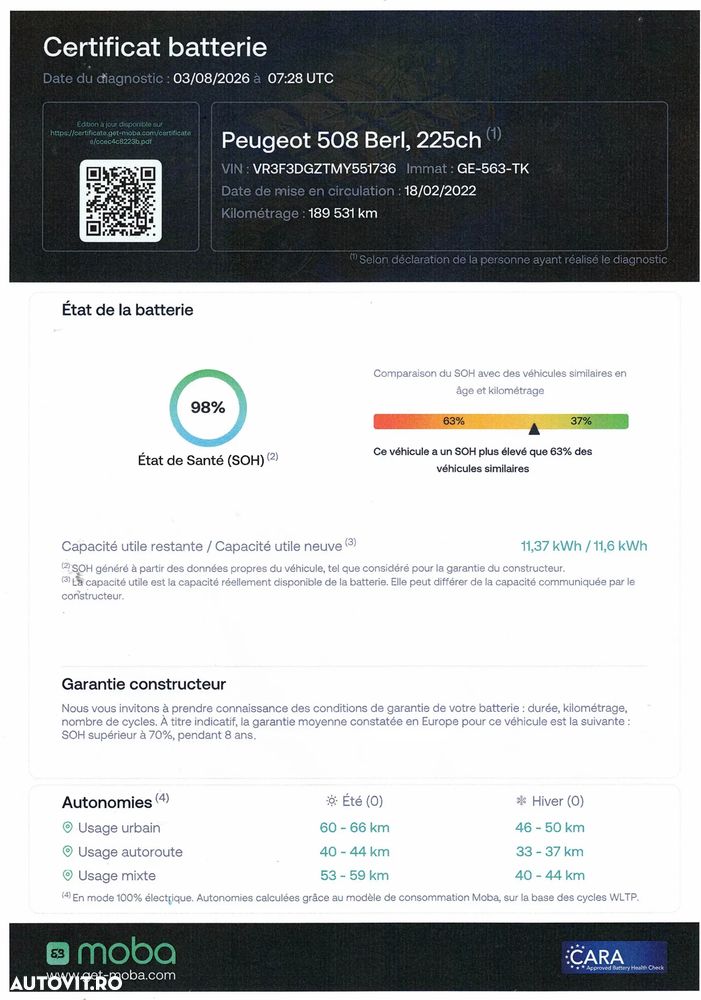 Peugeot 508 PHEV 225ch EAT8 GT Pack - 33