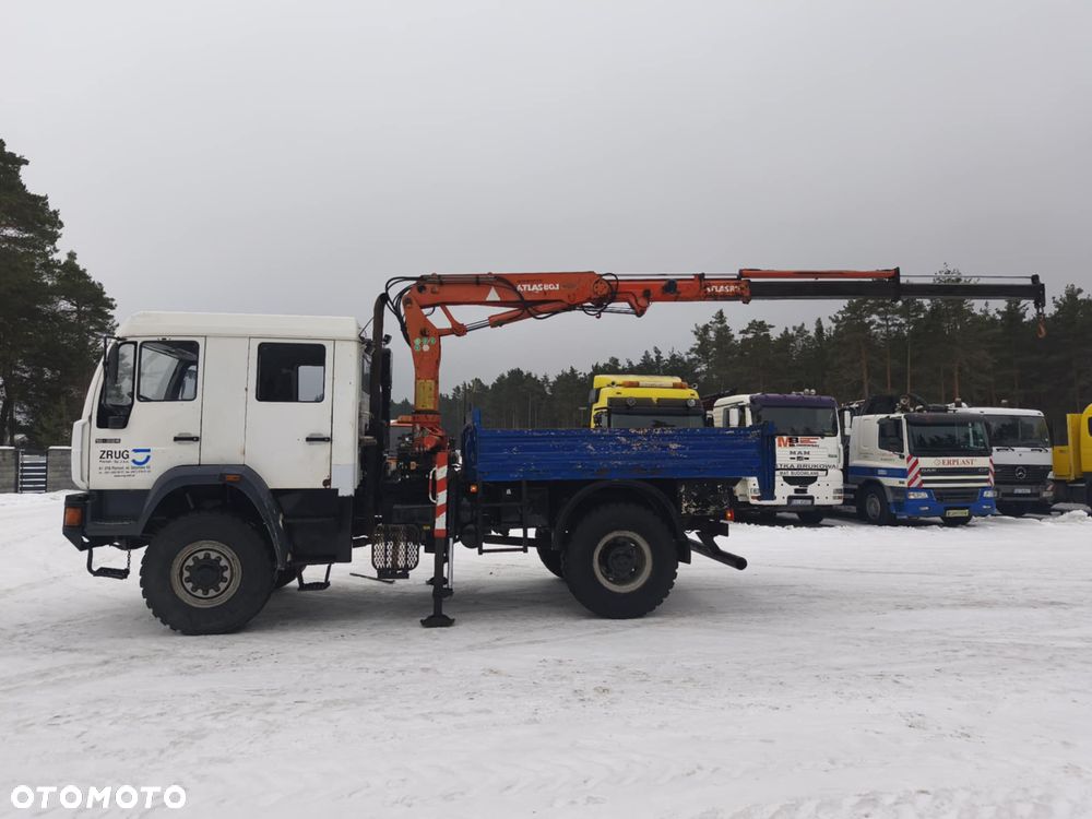 MAN 18-224 4x4 hds Atlas 80.1 7,2m balony do energetyki 7 miejsc - 3