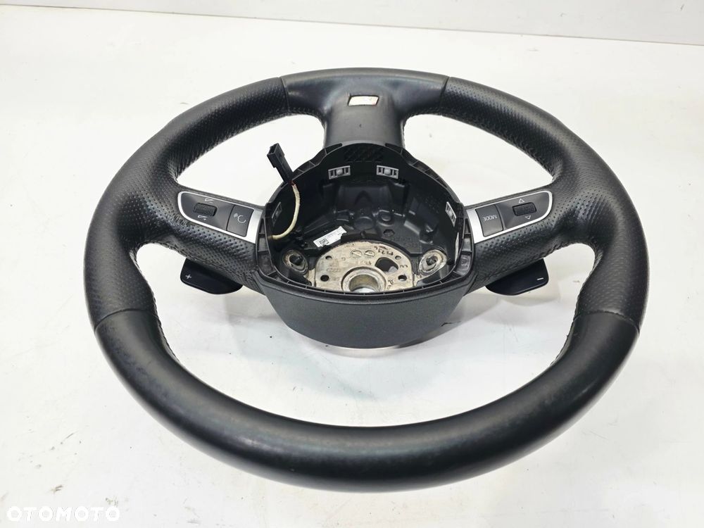 KIEROWNICA SKÓRA MULTIFUNKCJA S LINE ŁOPATKI AUDI A6 C6 4F0419091DP 25/25 - 4