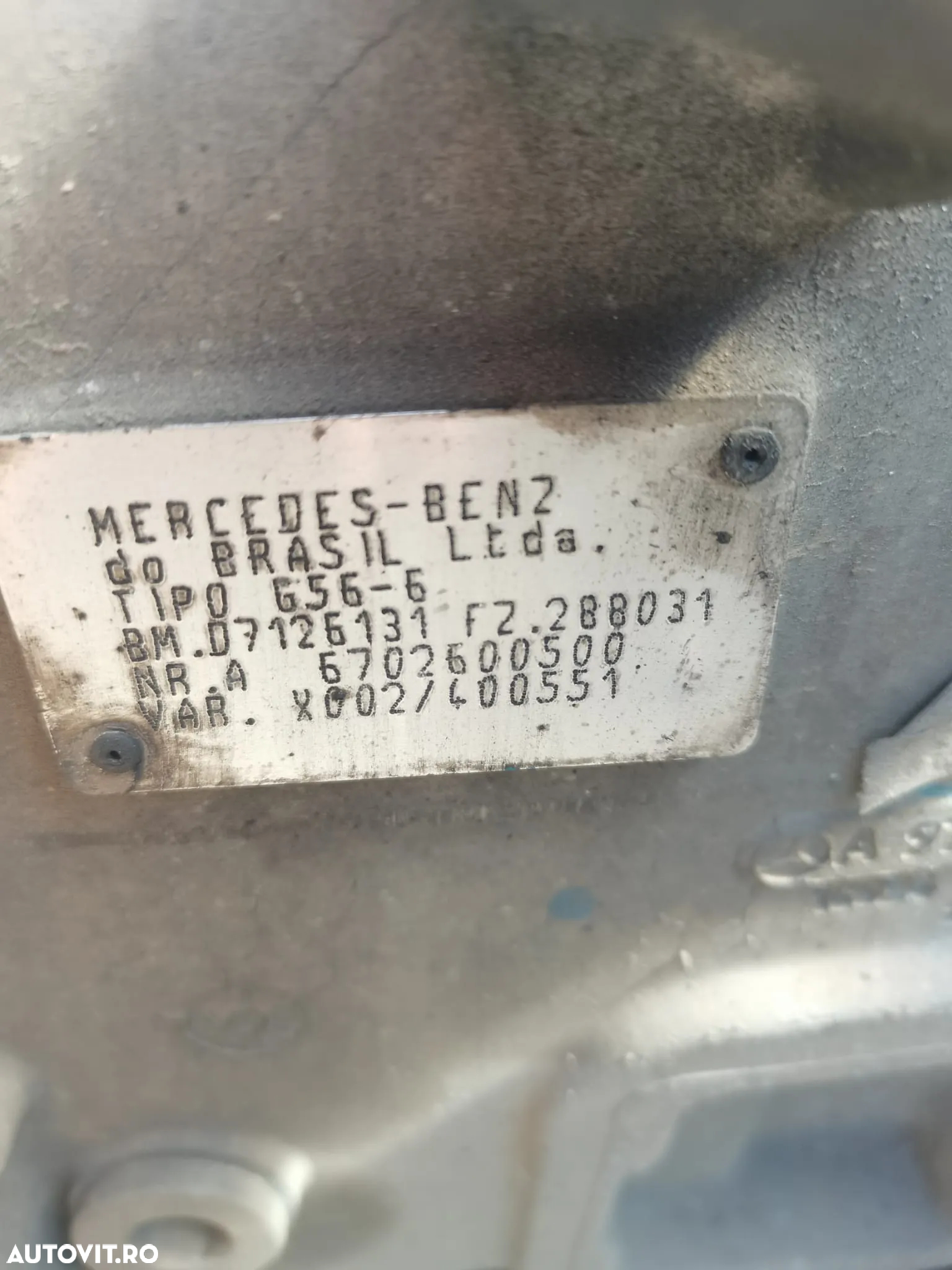 Motor Mercedes Atego 2011 Euro 5 MOTOR 4,3 - 6