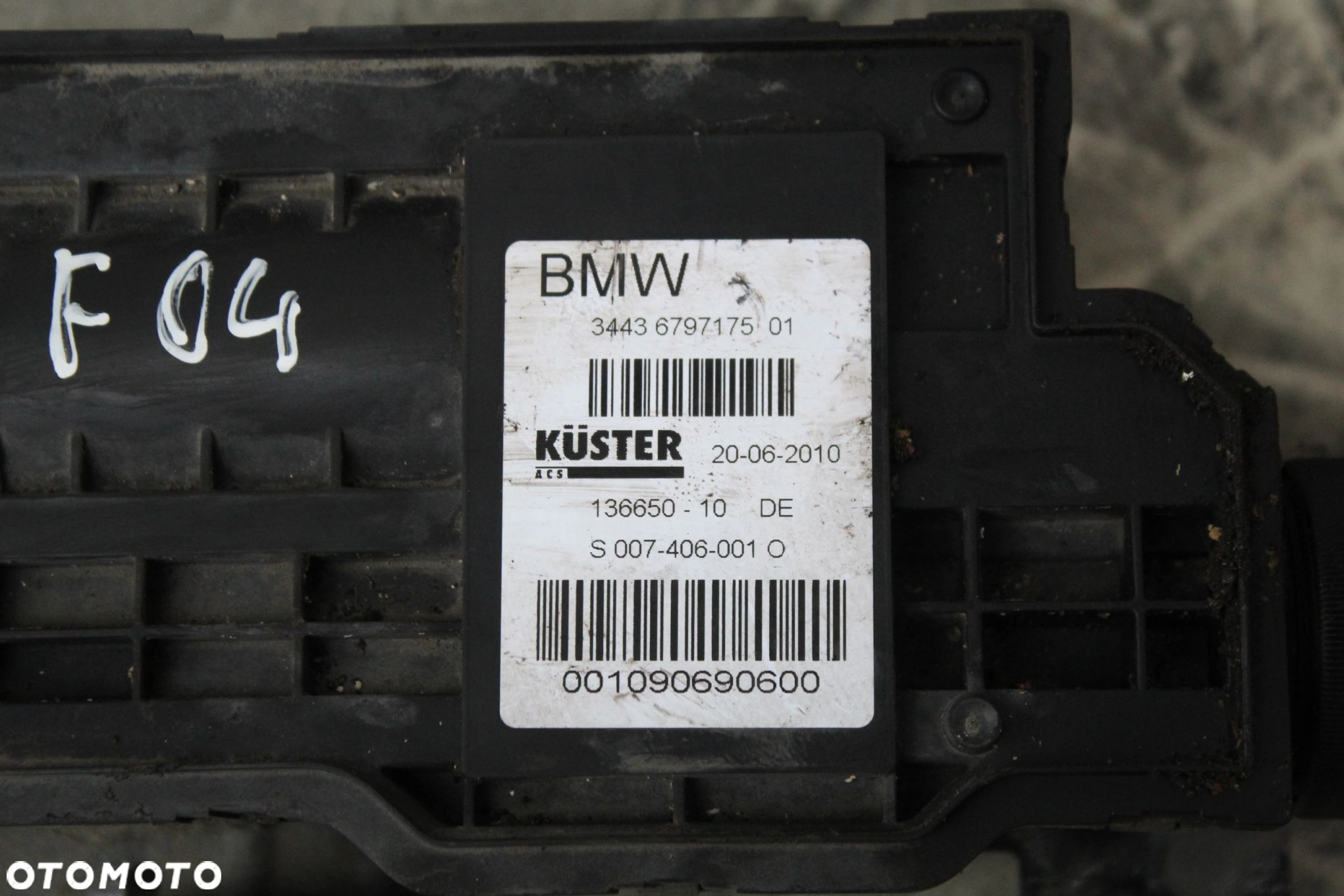 MECHANIZM HAMULCA RĘCZNEGO BMW F01 F02 F04 6797175 - 5