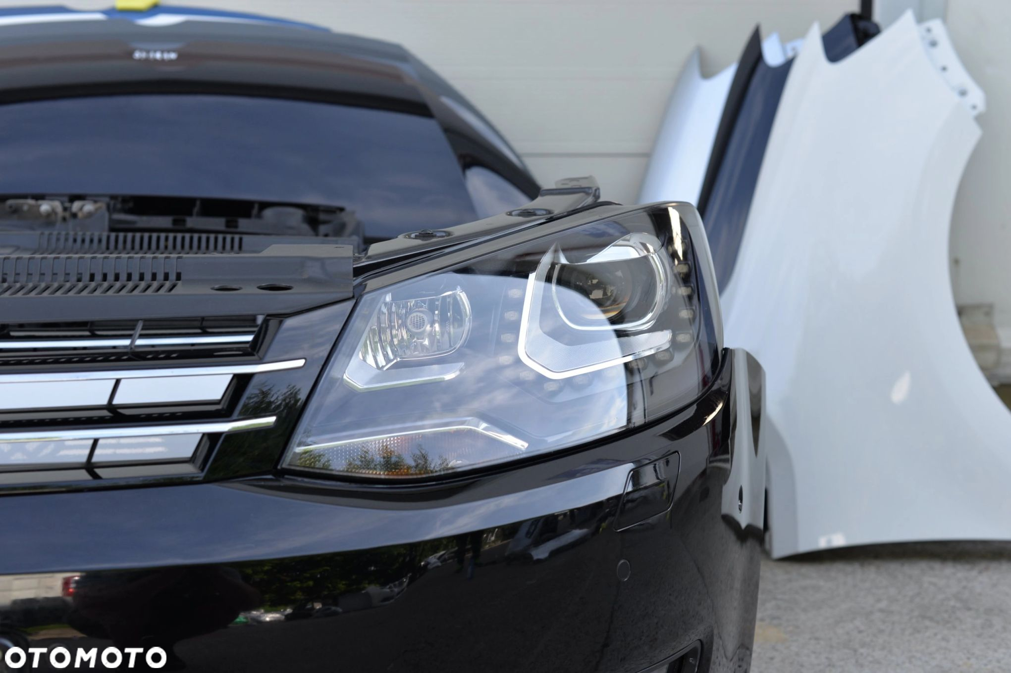 MASKA ZDERZAK GRILL BŁOTNIK LAMPA H7 XENON PAS BELKA VW SHARAN 10- 7N0 - 7