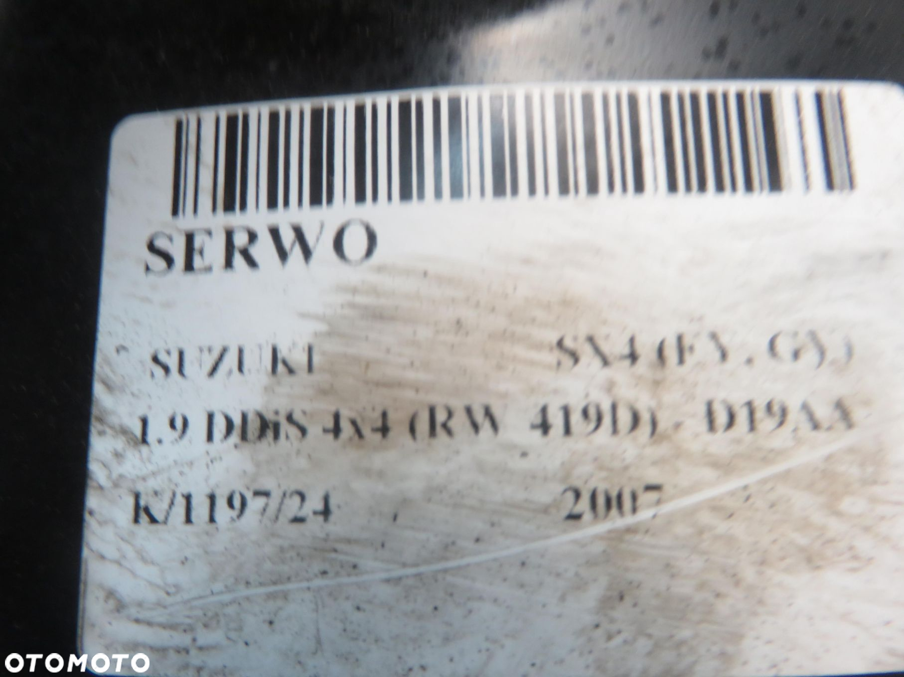 SERWO SUZUKI SX4 1.9 DDiS 4x4  0204051437 - 7