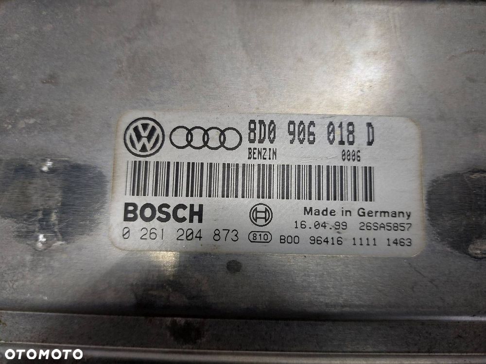 ZESTAW STARTOWY AUDI A4 B5 1.8 20V 8D0906018D 4B0905851C 8D0919861H - 2