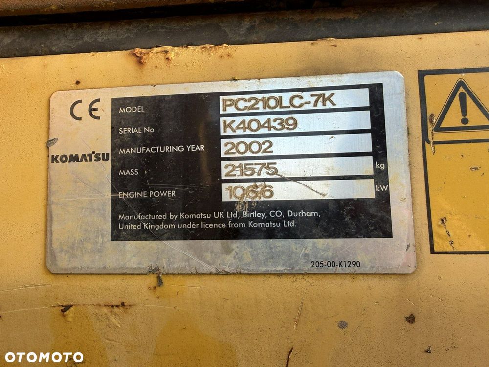 Komatsu pc210 - 4