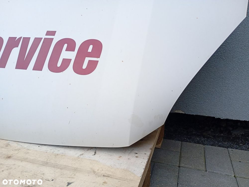 maska przednia pokrywa silnika biała vw crafter 2E0 2006-2017 - 7