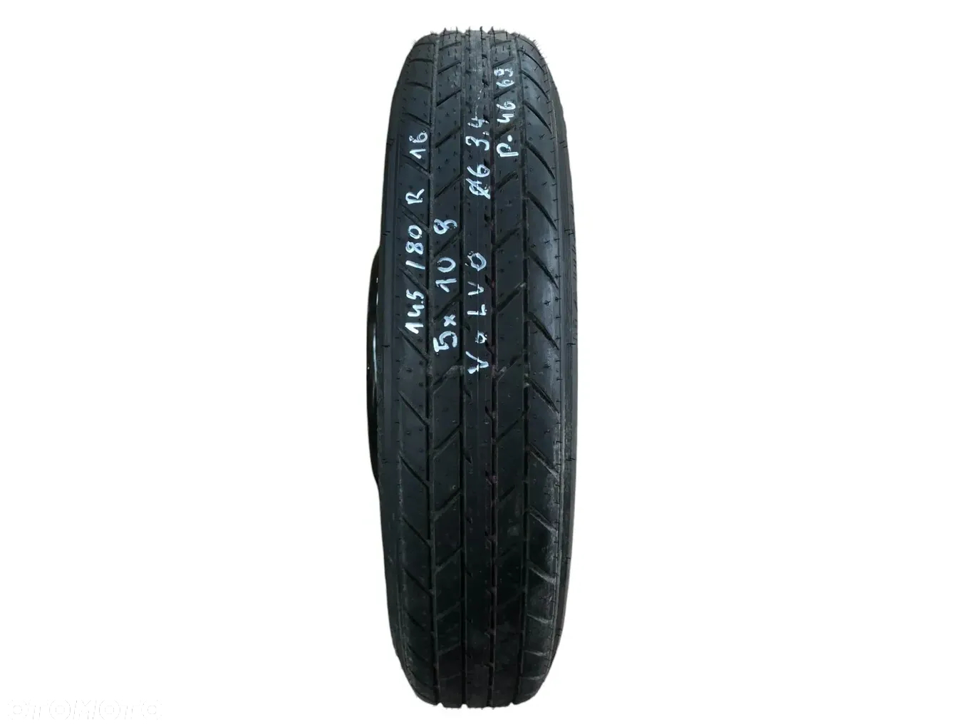 Koło Zapasowe Dojazdowe 145/80 R16 4T 5x108 63.4MM Ford Volvo Jaguar - Gwarancja Wysyłka - 5