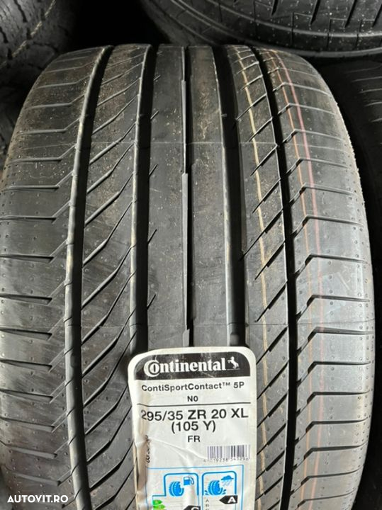 vând 2 anvelope 295/35/20 continental de vară noi - 3