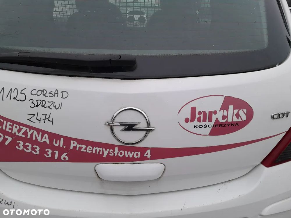 Klapa Tylna Tył Bagażnika Opel Corsa D Z474 3Drzwi - 4