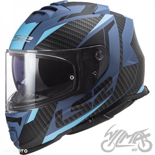 KASK Integralny LS2 FF800 storm RACER matt BLUE - 1