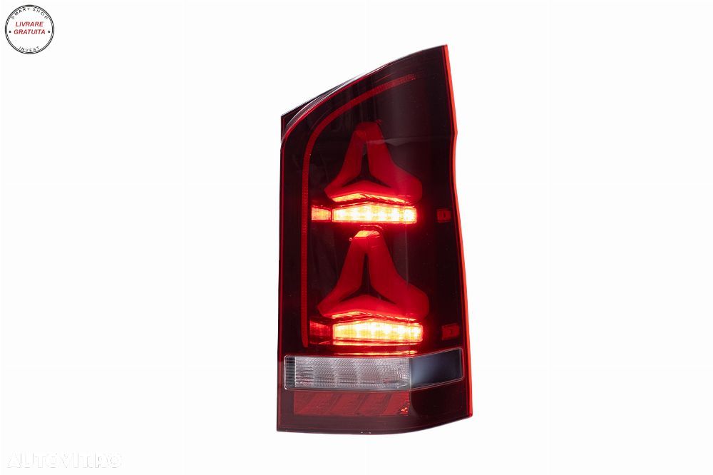 Stopuri LED Mercedes V-Class W447 (2014-2024) modelele cu o Usa Spate Semnal Dinam- livrare gratuita - 12