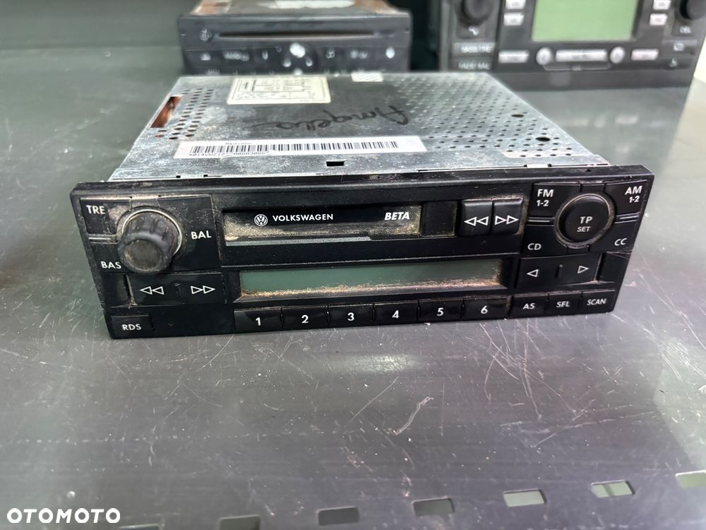 RADIO BETA VW GOLF IV 4 BORA 1997-2006 oryginał  BRAK KODU - 1