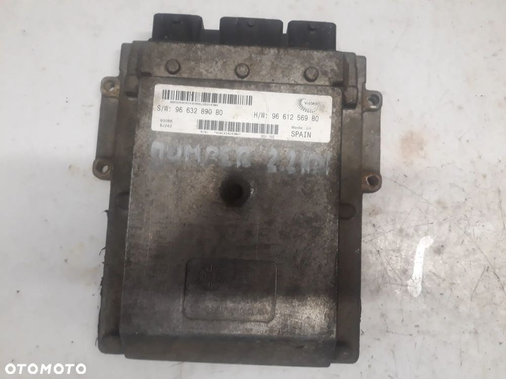 ZESTAW STARTOWY CITROEN JUMPER II 2,2 HDI 2006r  STEROWNIK  9663289080   9661256980 - 2