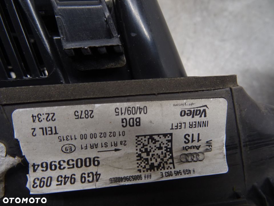 AUDI A6 C7 LIFT 14-18 KOMBI LAMPA TYLNA TYŁ PRAWA W KLAPĘ - 4