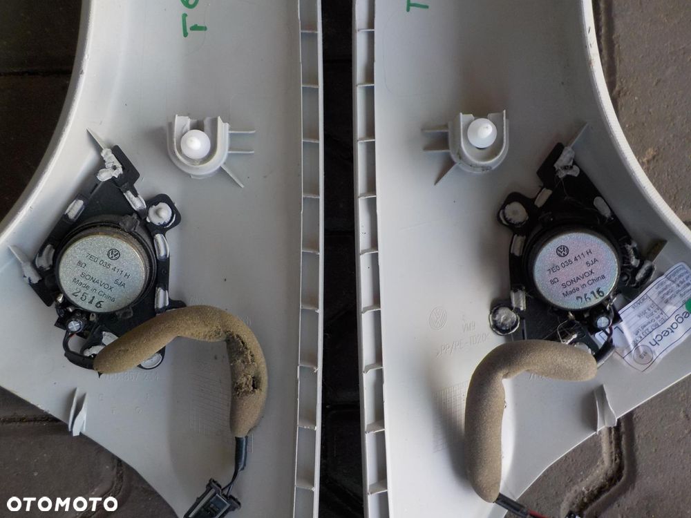 VW T6 PLASTIK OBUDOWA SŁUPKA A PRAWA LEWA GŁOŚNIK - 5