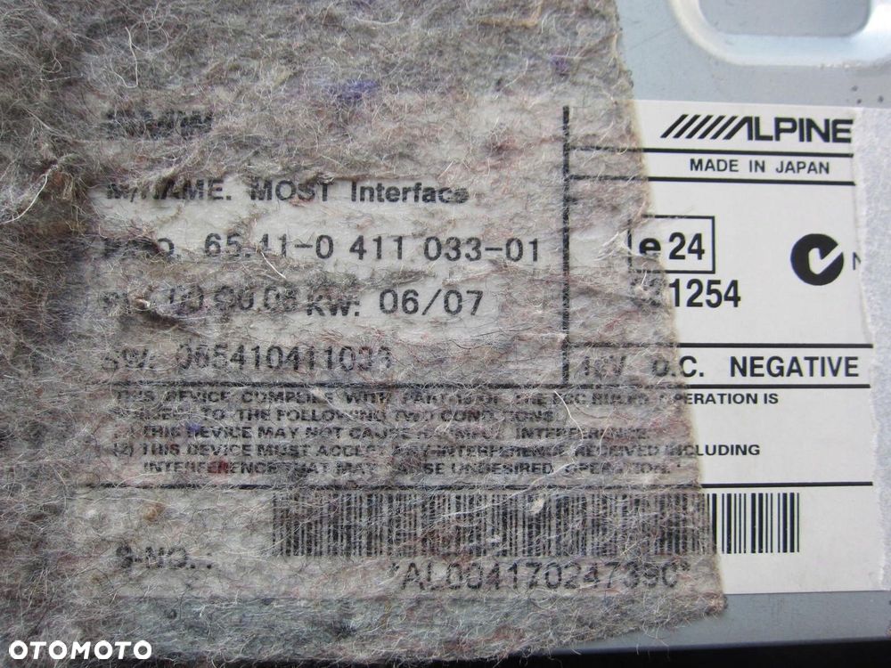 MODUŁ ZŁĄCZE IPOD BMW E90 E92 E87 E60 E70 0411033 - 2